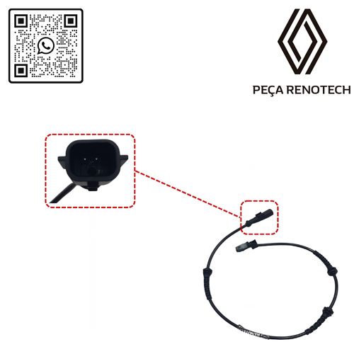 RN 419177-X 479101292R SENSOR DO ABS DIANT. DIRESQ LOG ISAN I 07-14 2